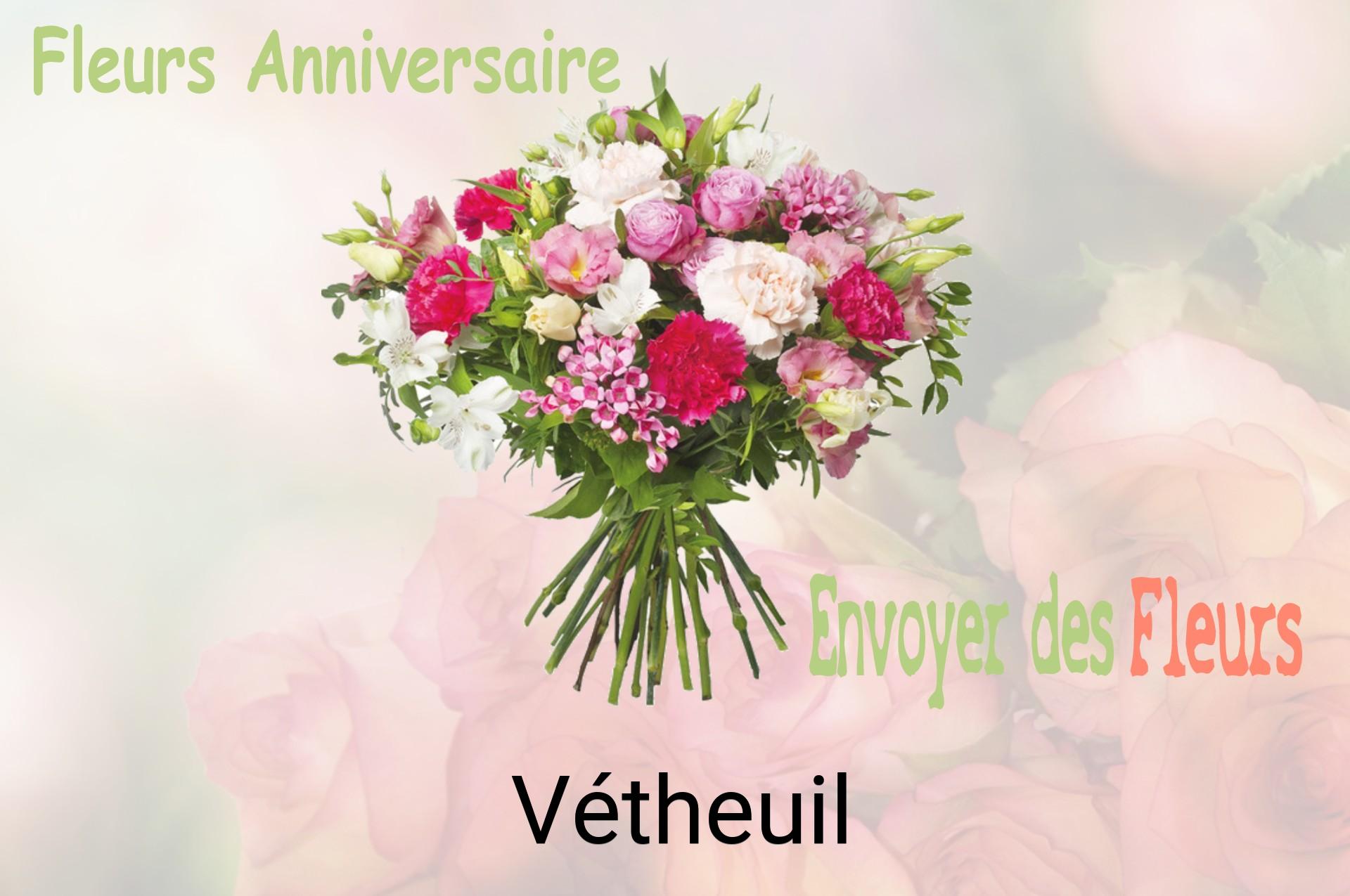 Bouquet de fleurs d’anniversaire livré à Vétheuil